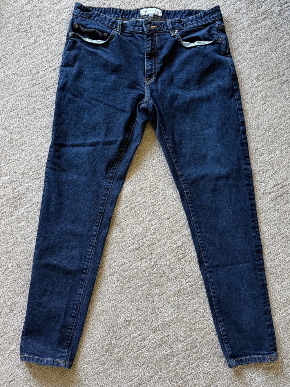 Dapper Boi Slim Skinny Jeans in Dark Blue